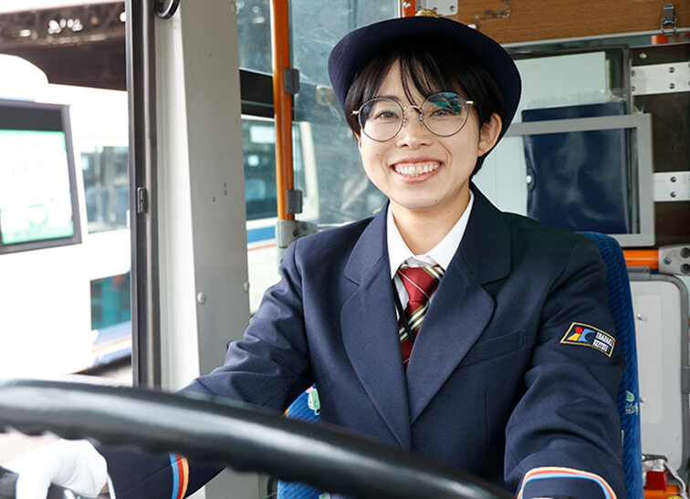 福利厚生女性運転士の活躍